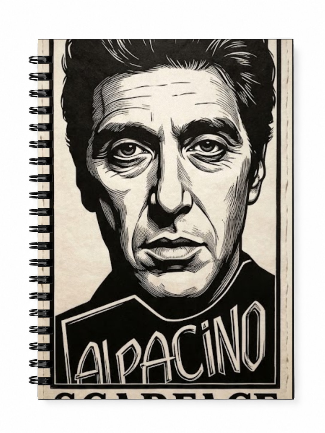 Carnet Acteur américain célèbre ALPACINO par ALAOUI youssef – OUBELLE