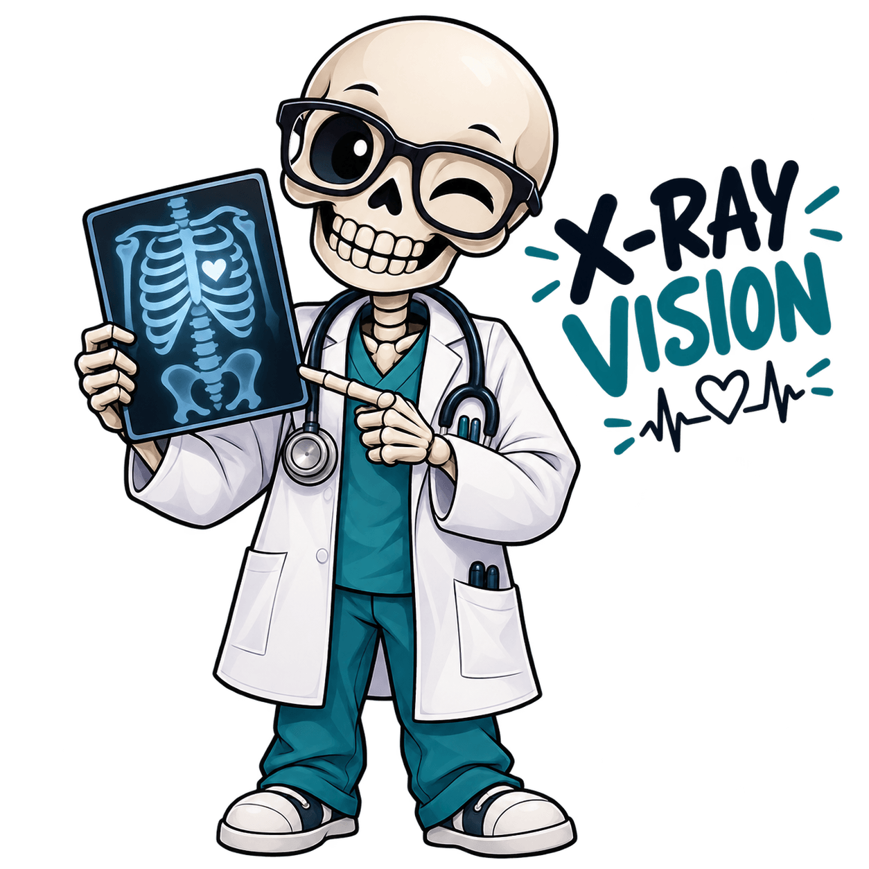 Coolest Doctor in Town – Skeleton