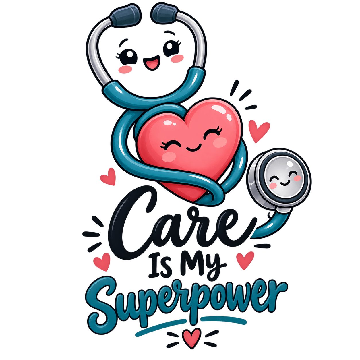 Care Is My Superpower – Cute doctor shirt