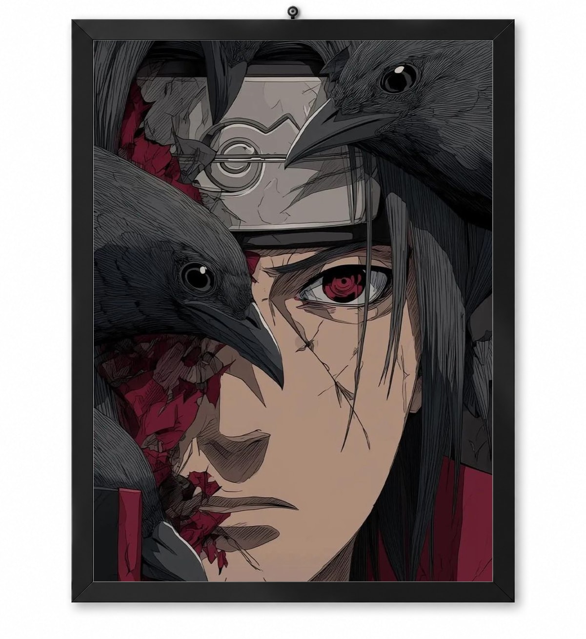 Itachi Dark Crow Aesthetic Art