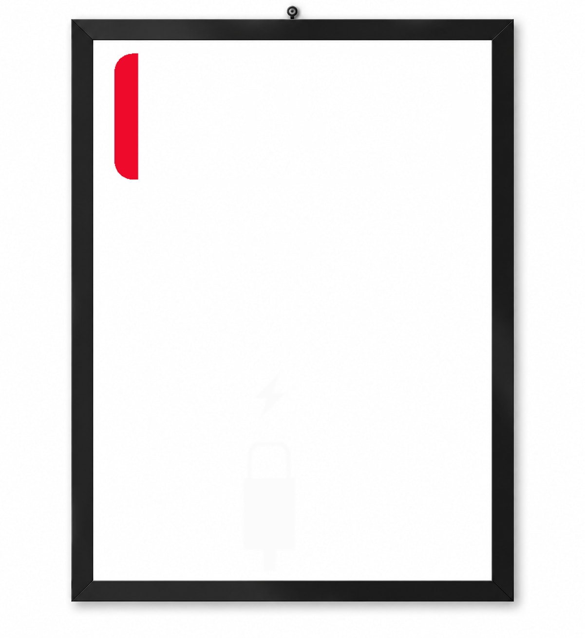 Poster Bold Simplicity – Minimalist Modern Art Design by BLACKESSA – OUBELLE