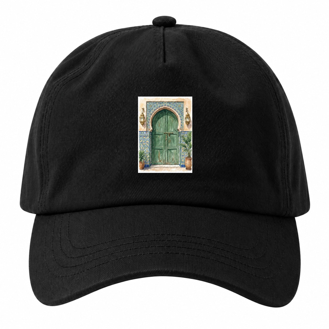 Moroccan Green Door