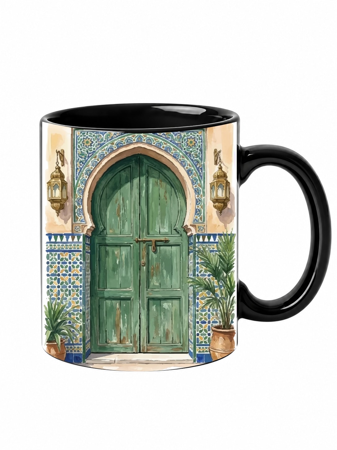 Moroccan Green Door