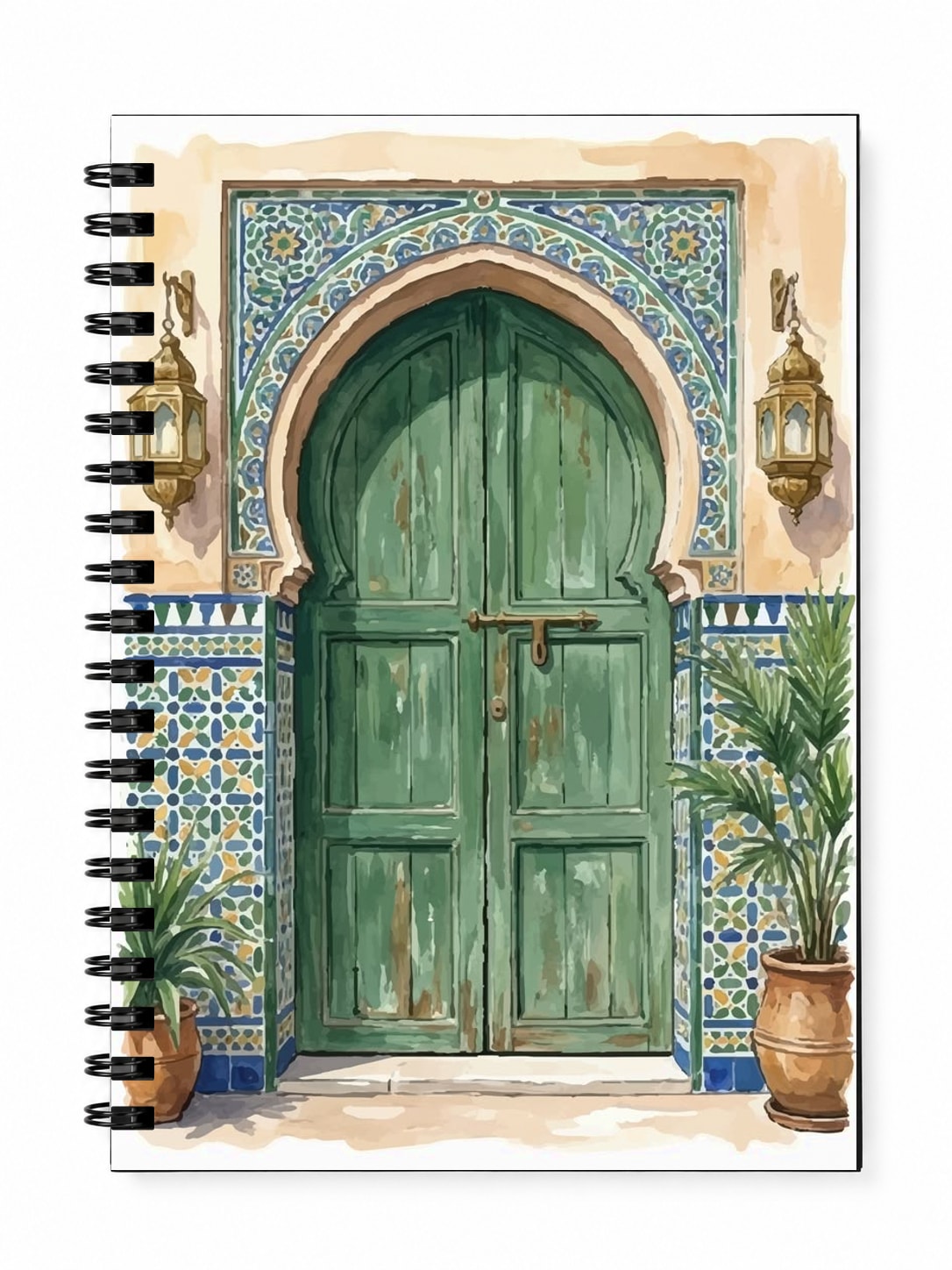Green Riad Door
