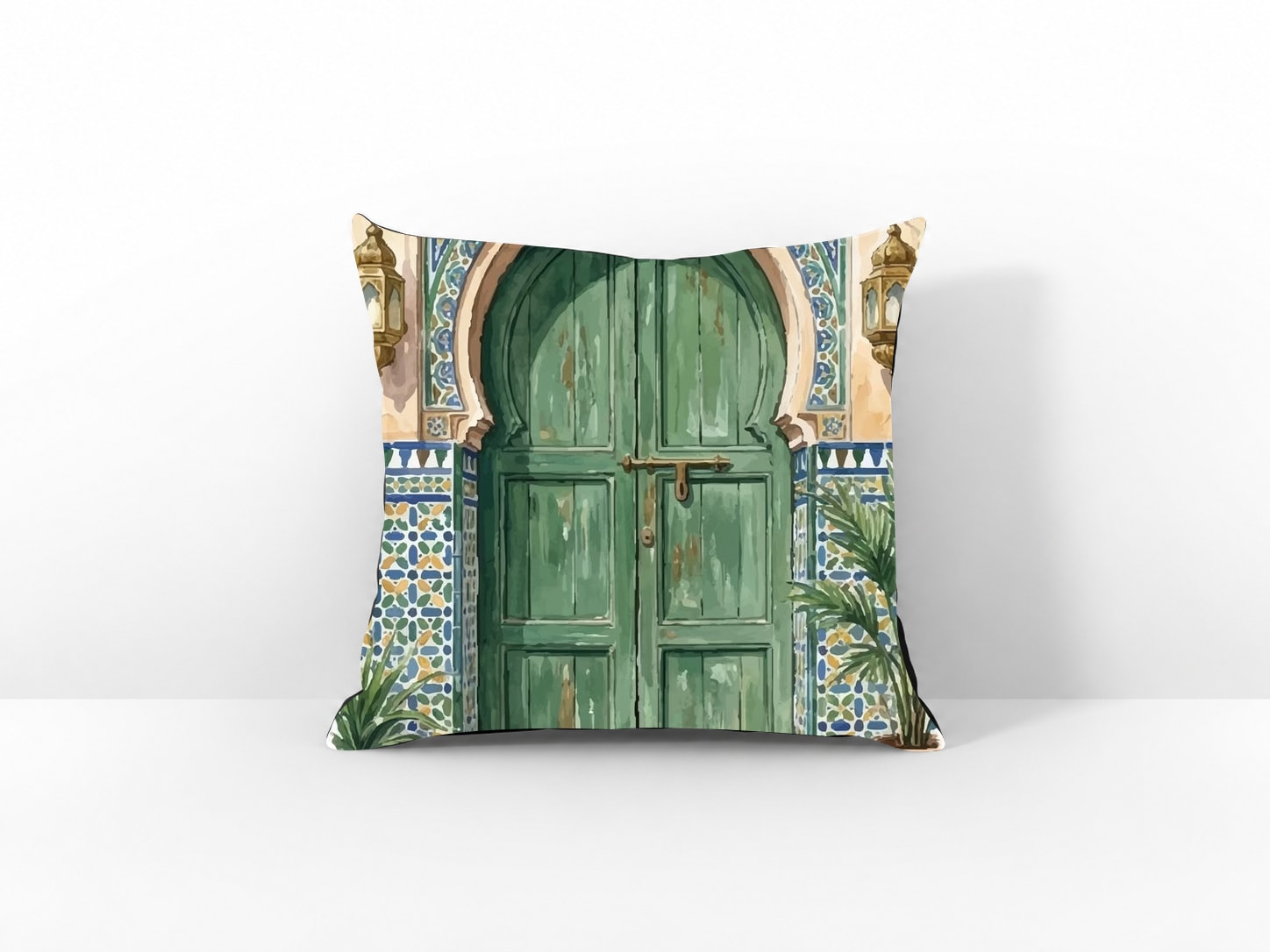 Moroccan Green Door