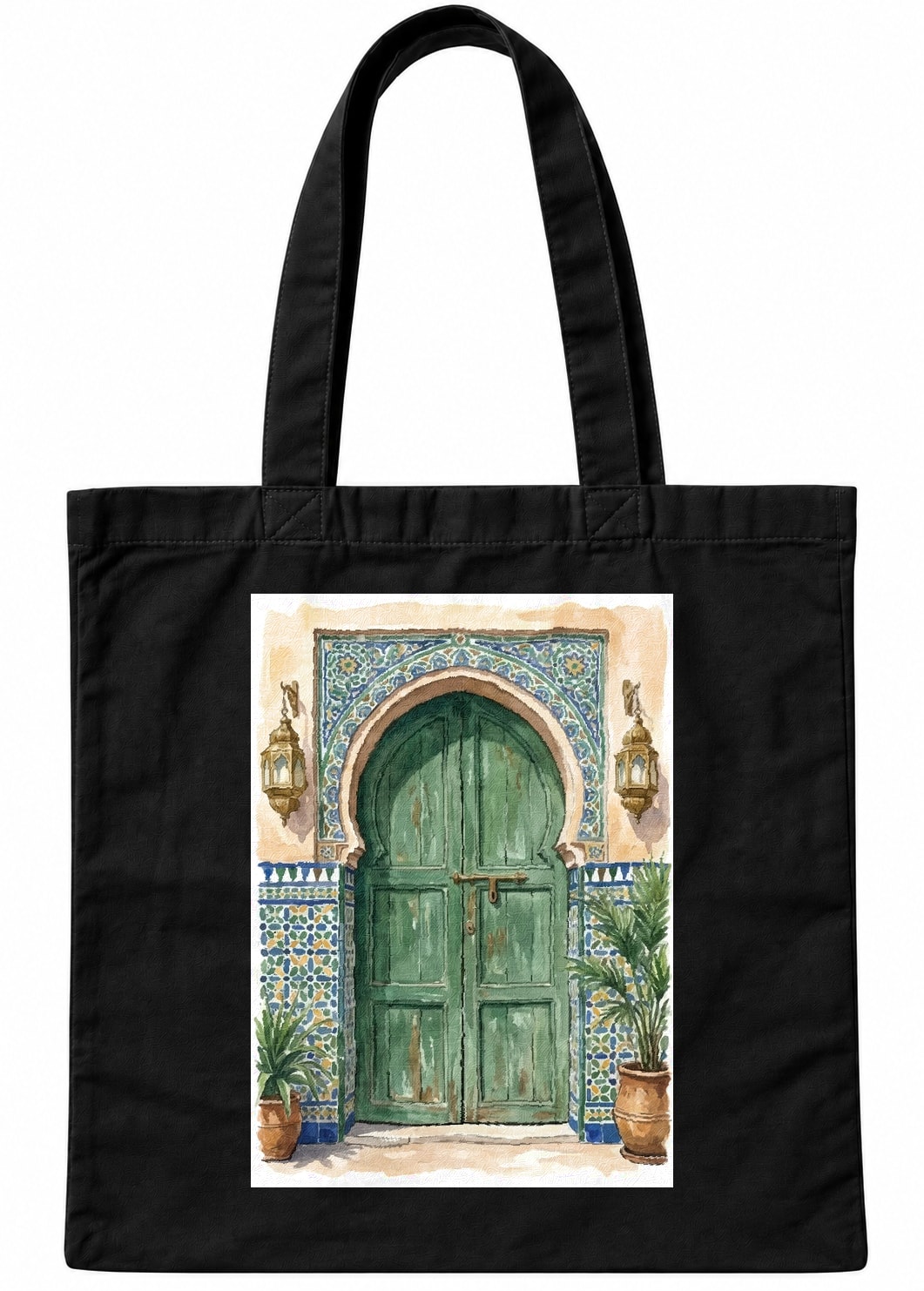 Moroccan Green Door