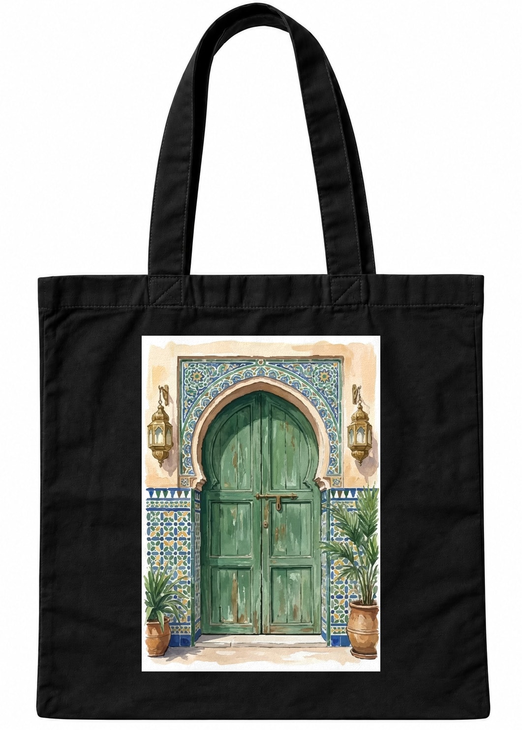 Green Riad Door