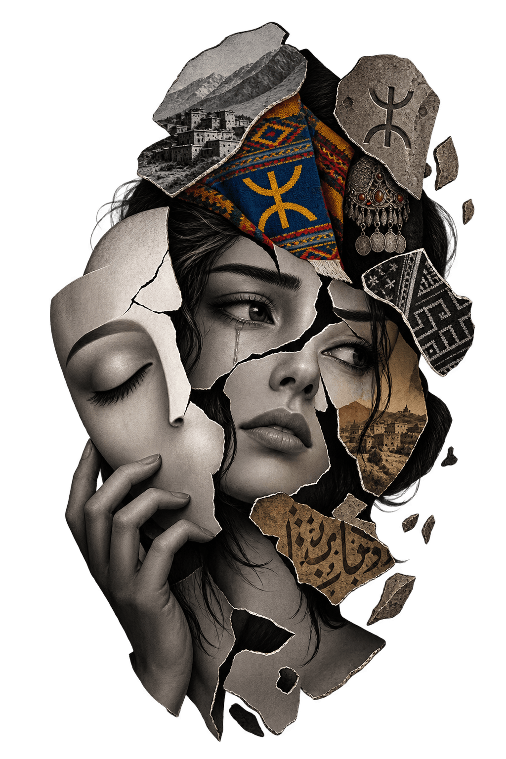 Sticker ما وراء القناع: الأصل par Tifa – OUBELLE