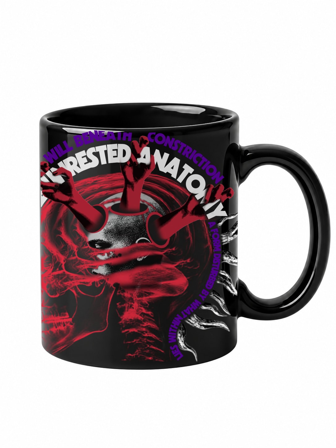 The Unrested Anatomy T‑Shirt Design