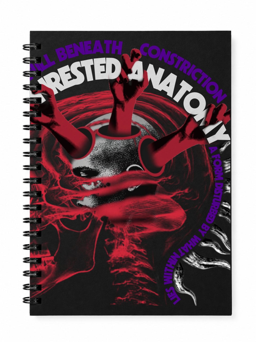 The Unrested Anatomy T‑Shirt Design