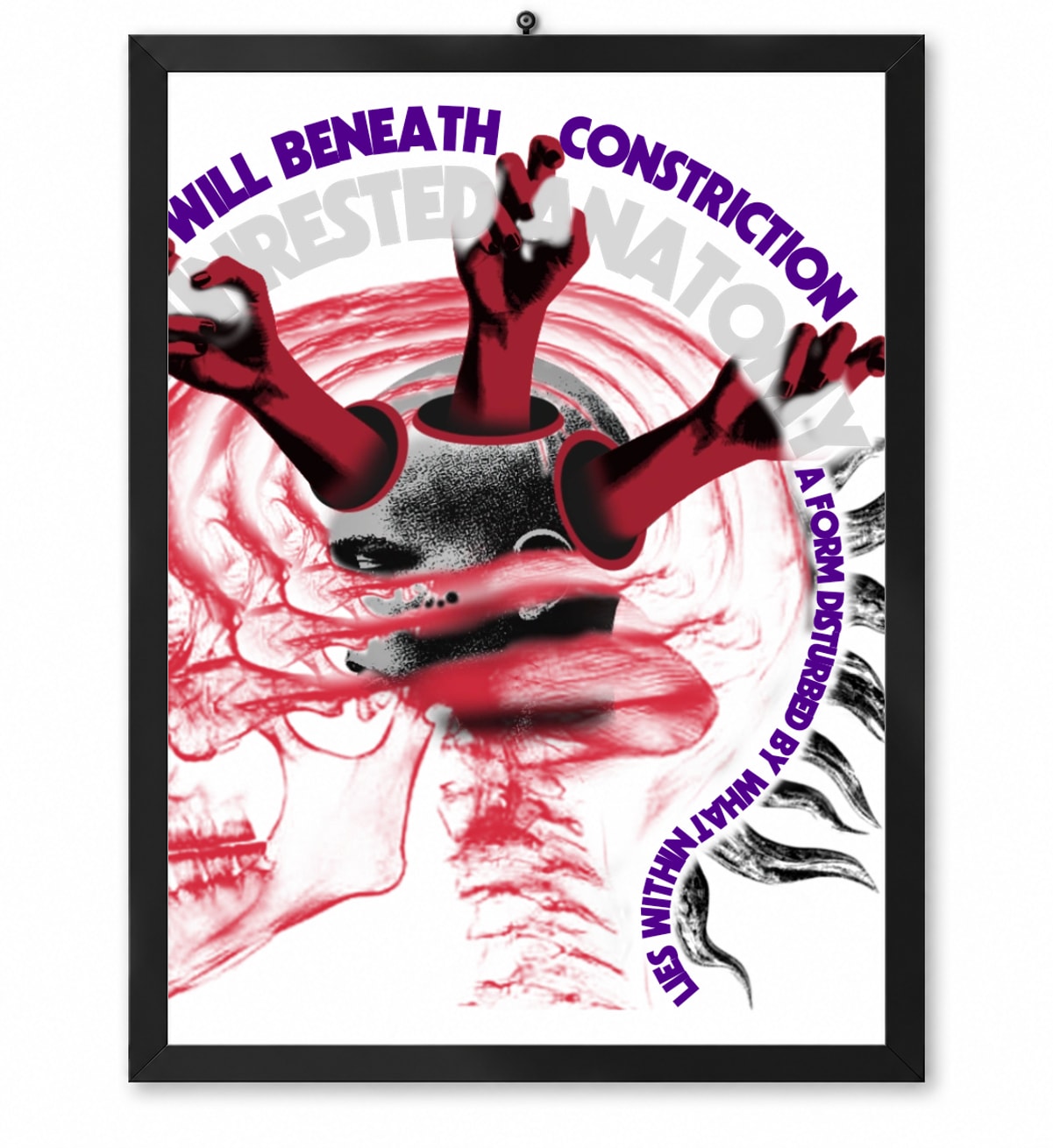 Poster The Unrested Anatomy by Designflows – OUBELLE