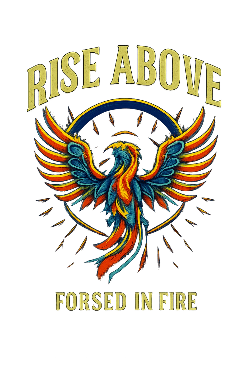 Rising Phoenix Rise Above Graphic Art