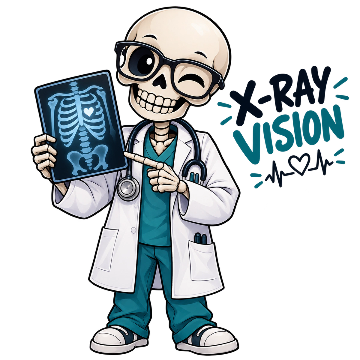 Coolest Doctor in Town – Skeleton