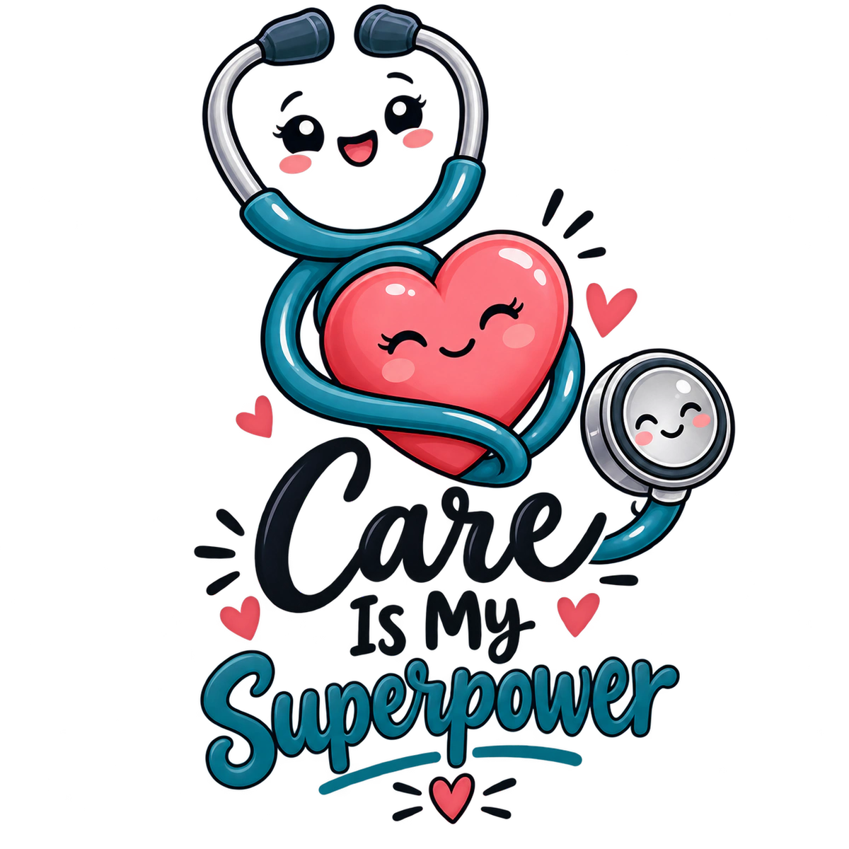 Care Is My Superpower – Cute doctor shirt
