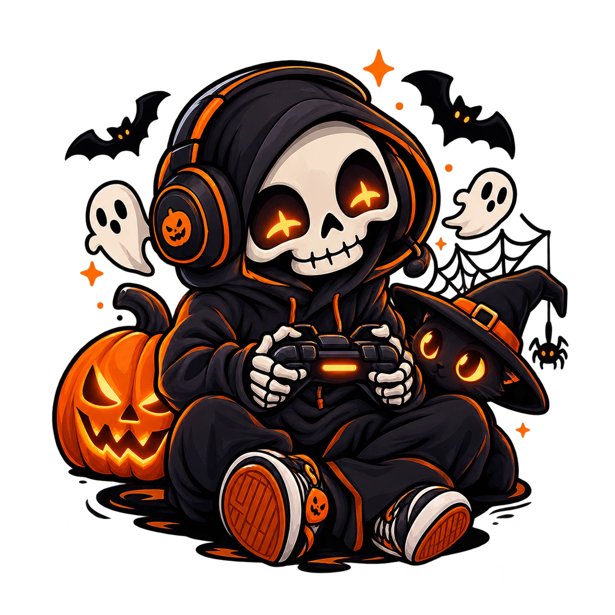 🎃🎮 Halloween Gamer – Spooky Gaming