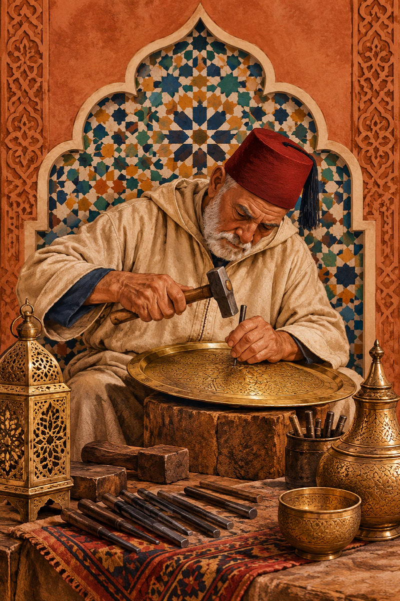 Sticker L'artisanat marocain par Tifa – OUBELLE